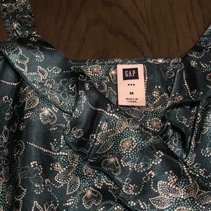Gap Satin Cropped Cami Green ColorMedium Size